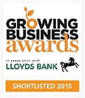 Growing Business Awards shortlisted 2015